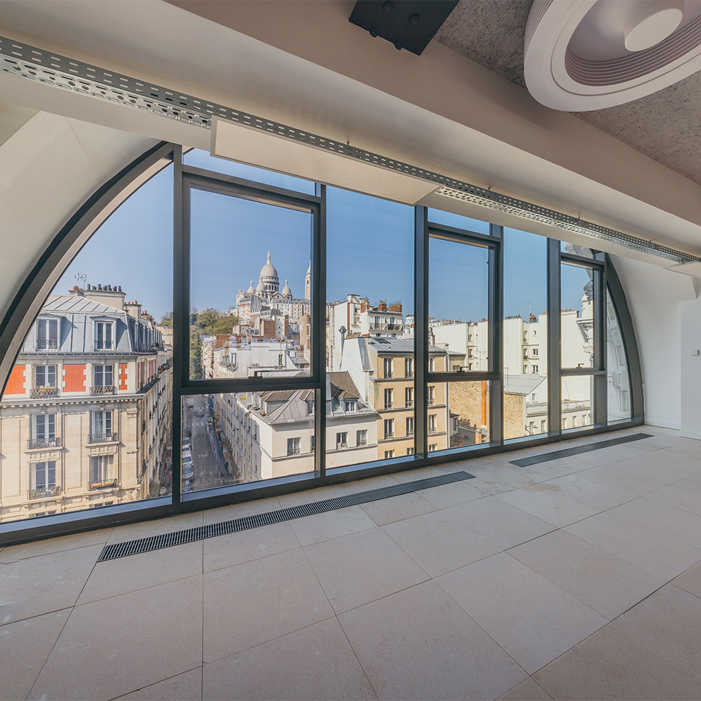 22-32 rue de Clignancourt | Paris 18 : plateau de bureaux avec une vue sur le Sacré-Coeur