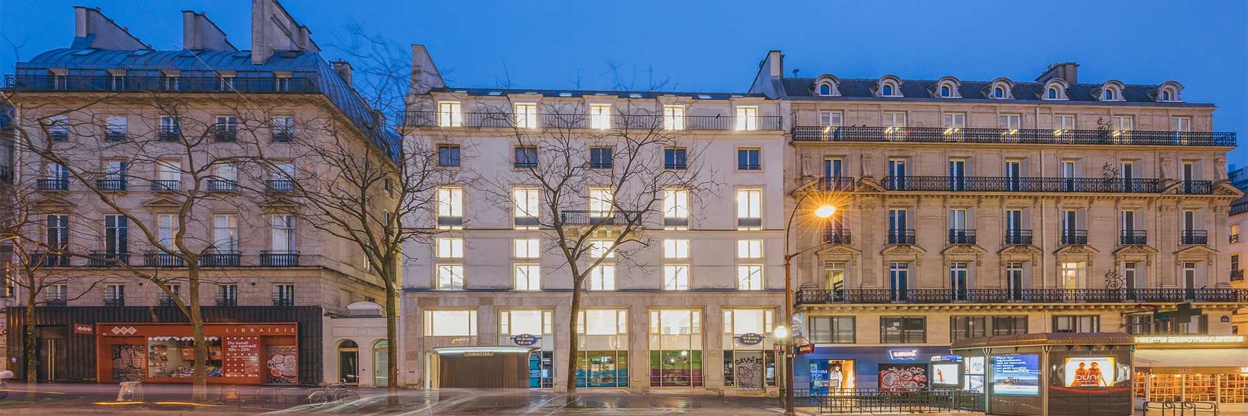 176, rue Montmartre | Paris 2 : bannière vue du projet depuis la rue