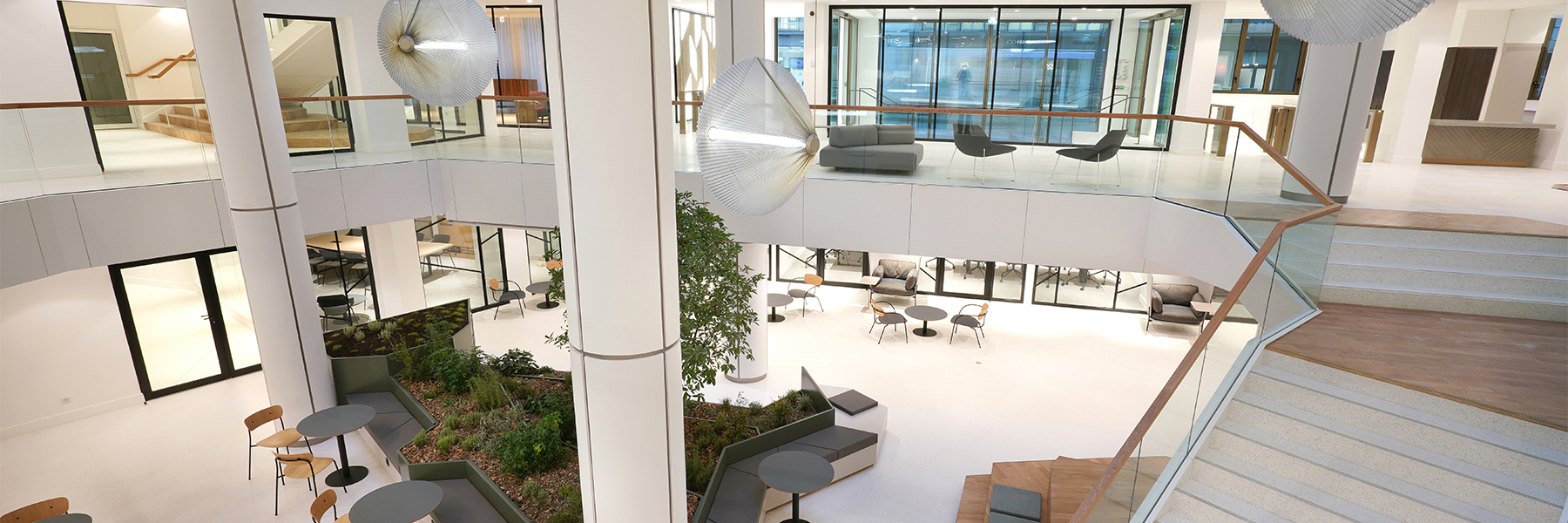 36, rue La Fayette | Paris 9 : bannière atrium