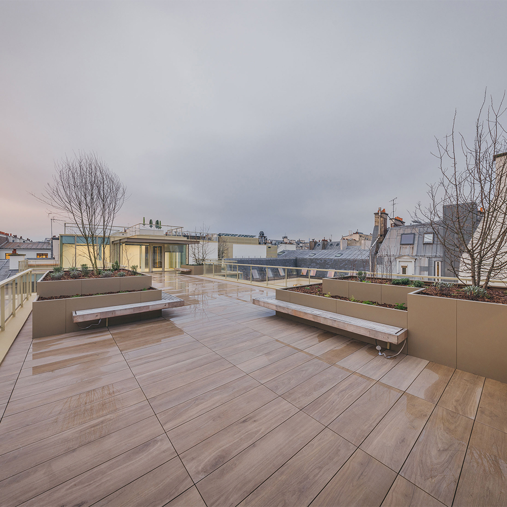 176, rue Montmartre | Paris 2 : toiture-terrasse aménagée